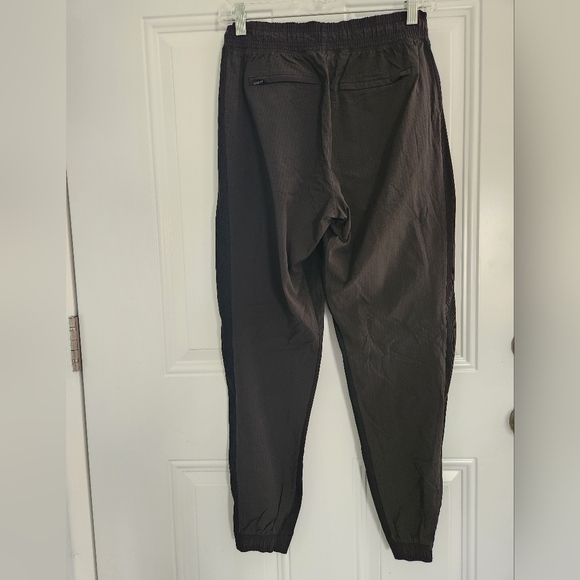 Athleta Textured Brooklyn Jogger Womens 2 Black Pull On Athleisure Gym Yoga - Picture 2 of 4